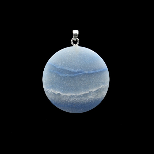 Dumortierite Quartzite "Azul do Macaubas" Pendant - Handmade