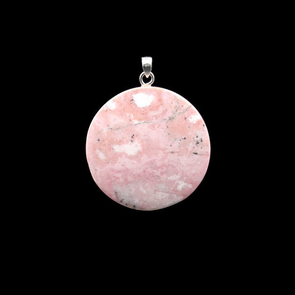 Rhodonite Pendant - Handmade