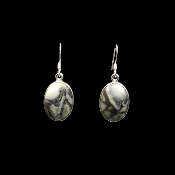Scottish Skye Marble - Oval Earrings