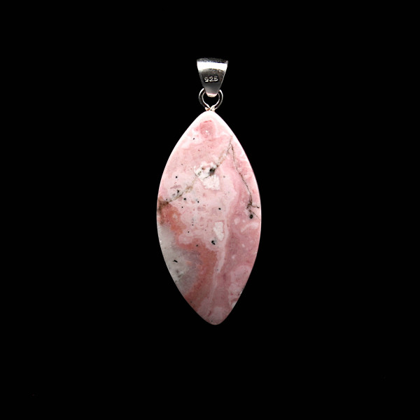 Rhodonite Pendant - Handmade