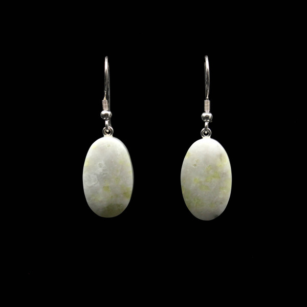 Scottish Iona Marble Earrings - Handmade