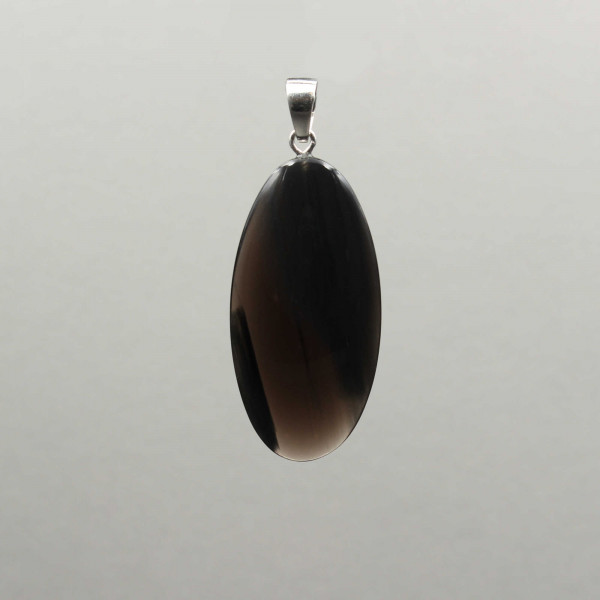 Black Obsidian Pendant - Handmade