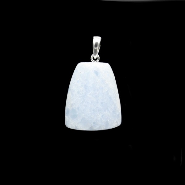 Blue Calcite Pendant - Handmade